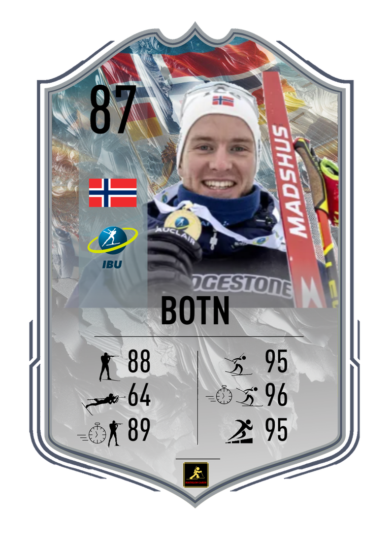 Johan Olav Botn - Brezno 2024 European Championships Star - Sprint and Individual Runner-up / Mixed Relay Champion - Biathlon Cards